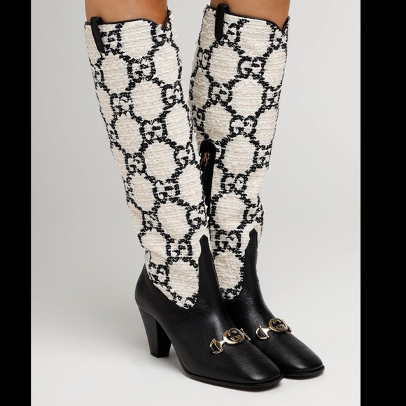 GUCCI TWEED BOOT - Picture 1 of 7